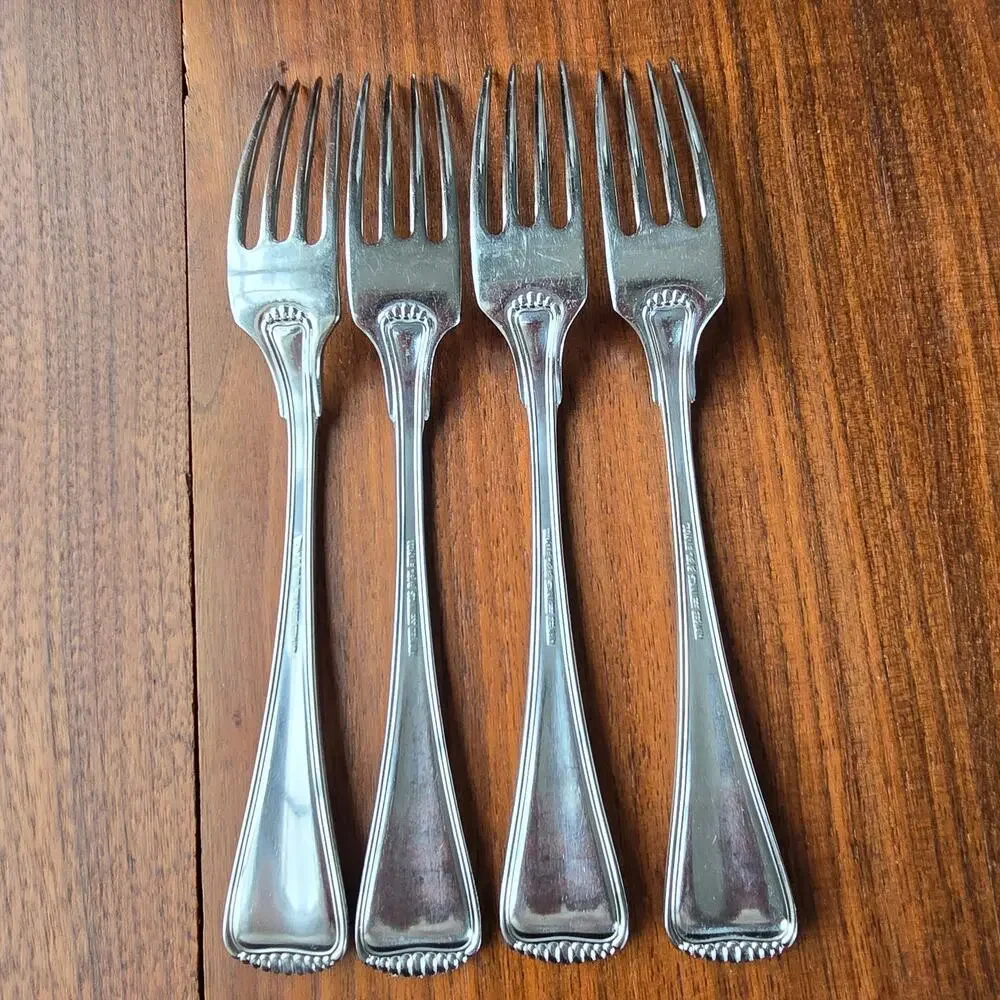 Towle Hamilton Dinner Forks Stainless Steel Germany 18/8 Satin Handle Set of 4